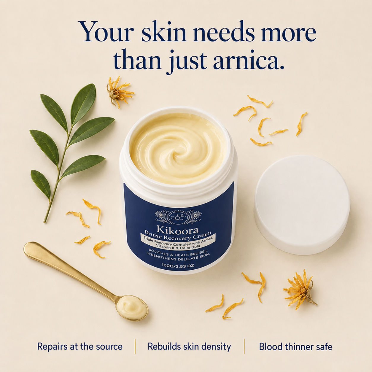 Kikoora™ Bruise Repair & Skin — Strengthening Cream