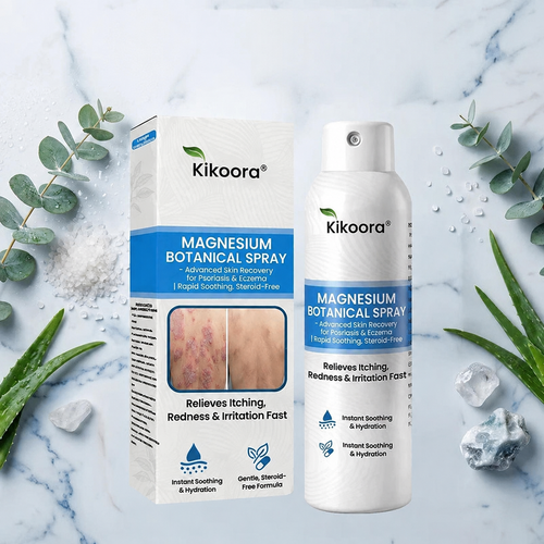 ✨Kikoora® Magnesium Botanical Spray –  Advanced Skin Recovery for Psoriasis & Eczema | Rapid Soothing, Steroid-Free