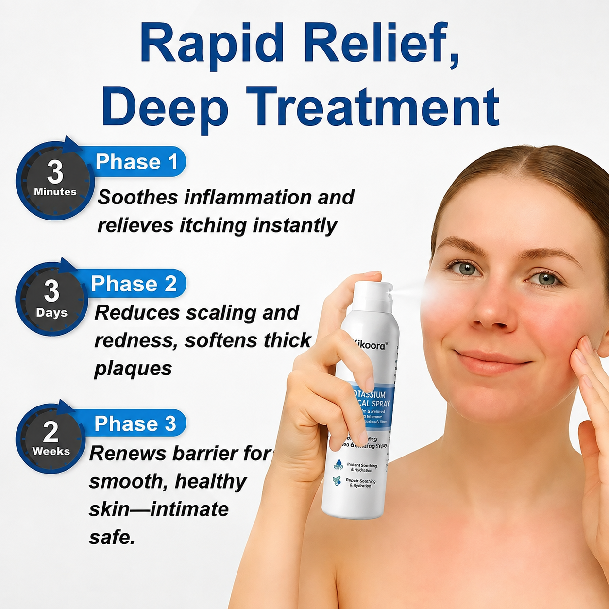 ✨Kikoora® Magnesium Botanical Spray –  Advanced Skin Recovery for Psoriasis & Eczema | Rapid Soothing, Steroid-Free