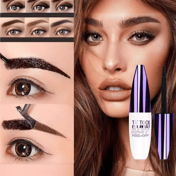 ✨Easy-to-peel eyebrow gel – waterproof and sweatproof, provides medium coverage, suitable for all skin types