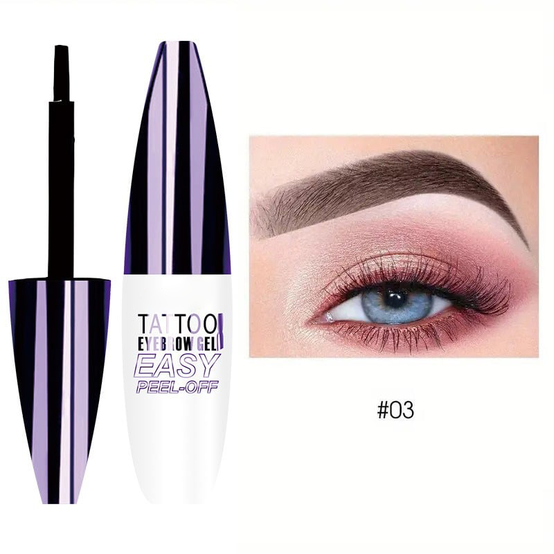 ✨Easy-to-peel eyebrow gel – waterproof and sweatproof, provides medium coverage, suitable for all skin types