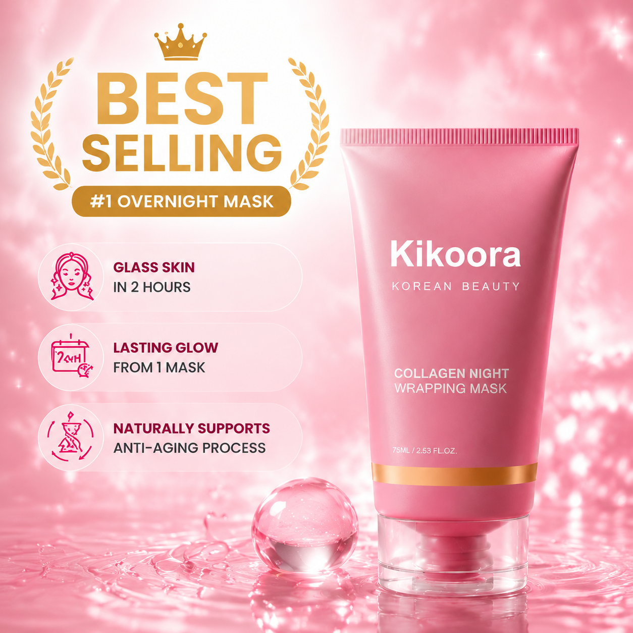 Kikoora Collagen Night Wrapping Mask
