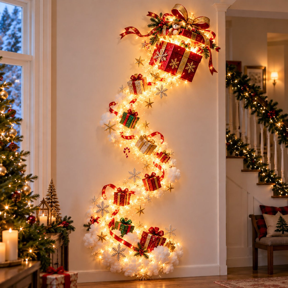 Christmas Magic Trail Wall Light - A Little Christmas Magic, Right on Your Wall